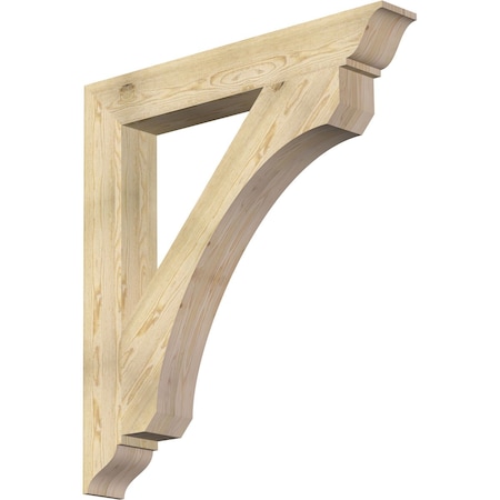 Ekena Millwork Legacy Traditional Rough Sawn Bracket, Douglas Fir, 6"W x 44"D x 48"H BKT06X44X48LEC01RDF